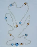 Collana Guerretta Gioielli Donna Collana Pietre Dure in Argento Pietre dure OC30 - OC30